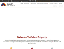 Tablet Screenshot of cullenproperty.com